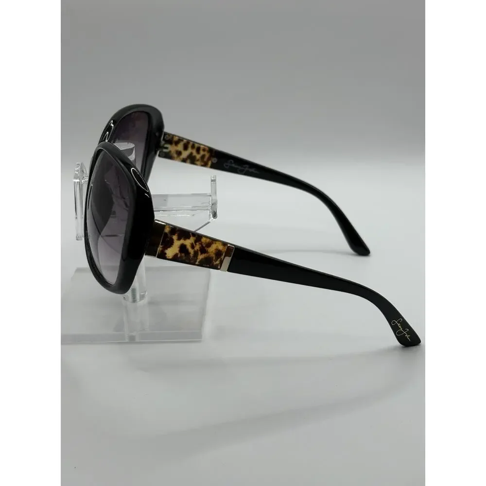 Sean John Oversized Sunglasses Black Tortoise Gradient Lenses Women SJS2003